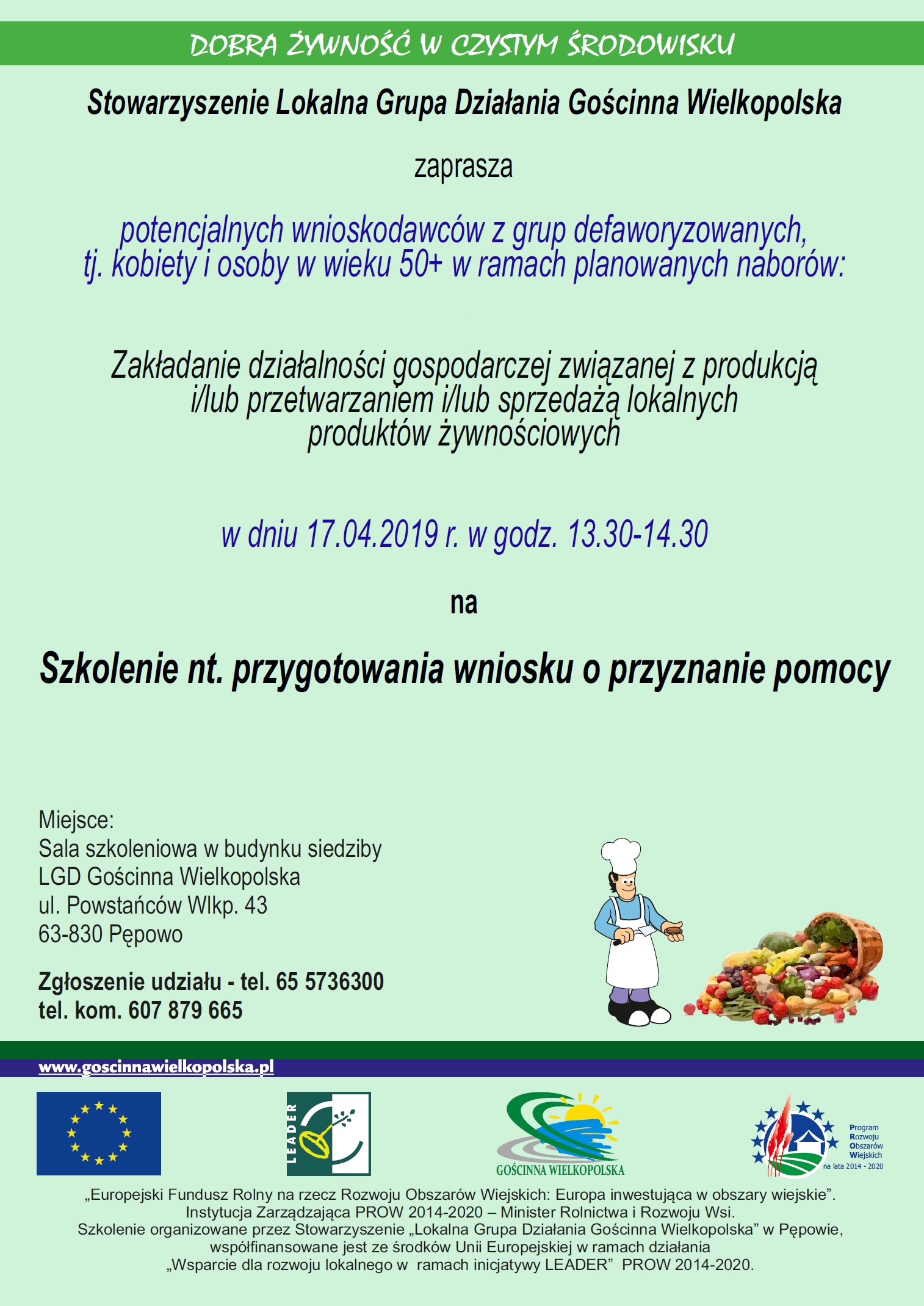 plakat-zaproszenie na szkolenie