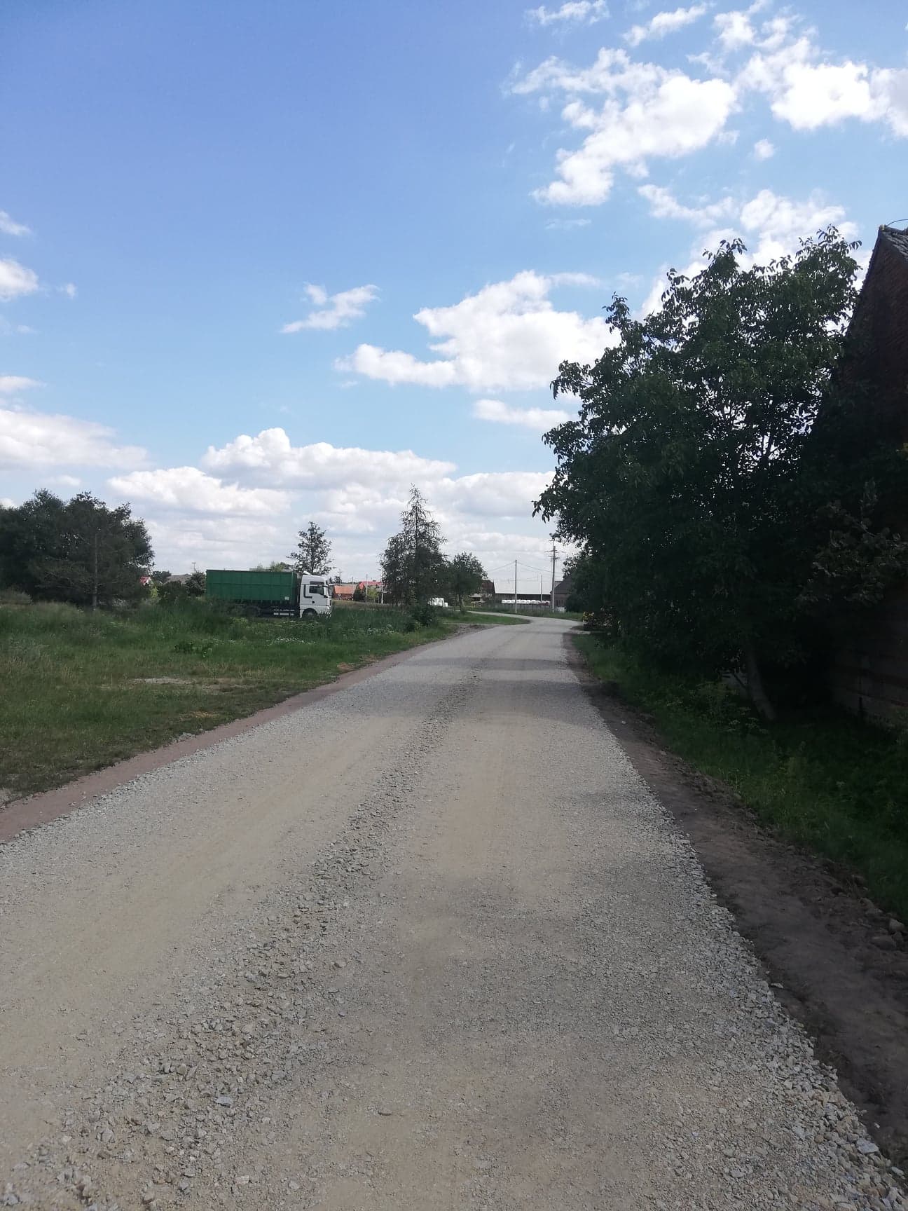 droga gruntowa w Długołęce