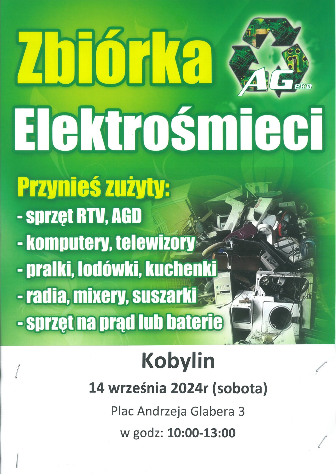 Zbiórka elektrośmieci - Kobylin