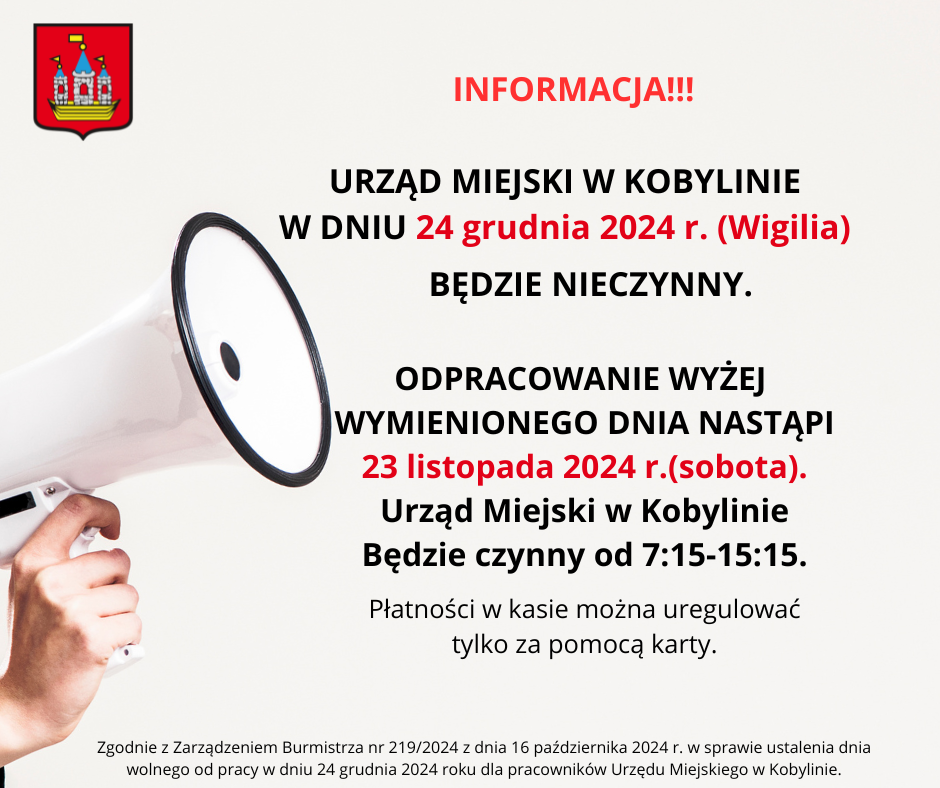 Informacja o pracy urzędu