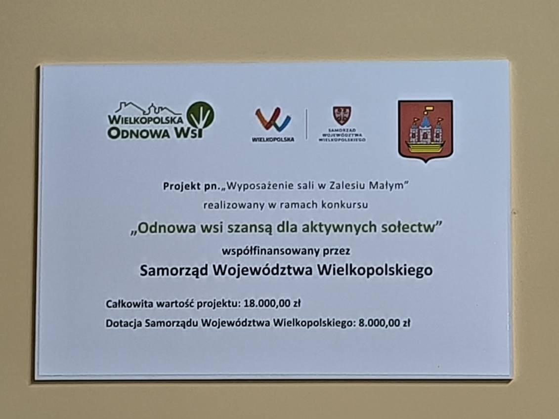 Wielkopolska Odnowa Wsi tablica