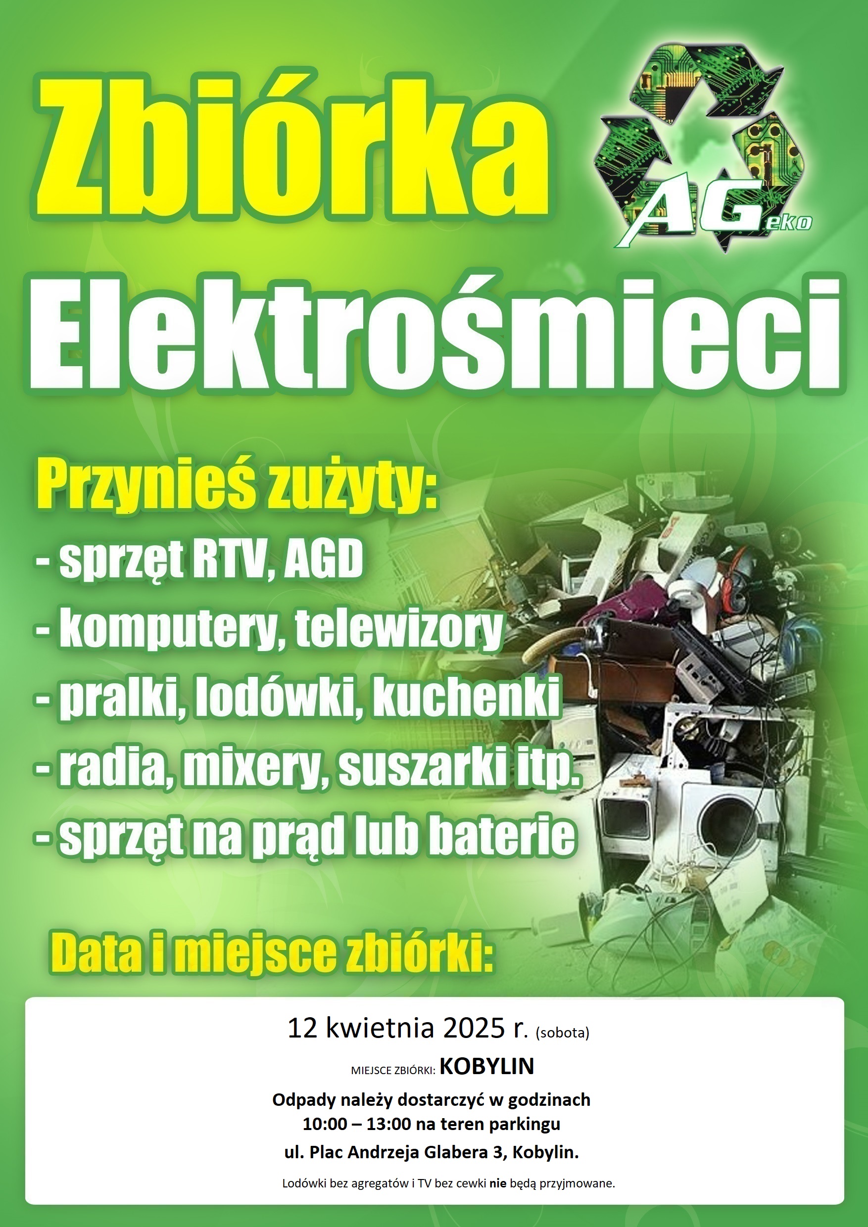 Zbiórka elektrośmieci - Kobylin