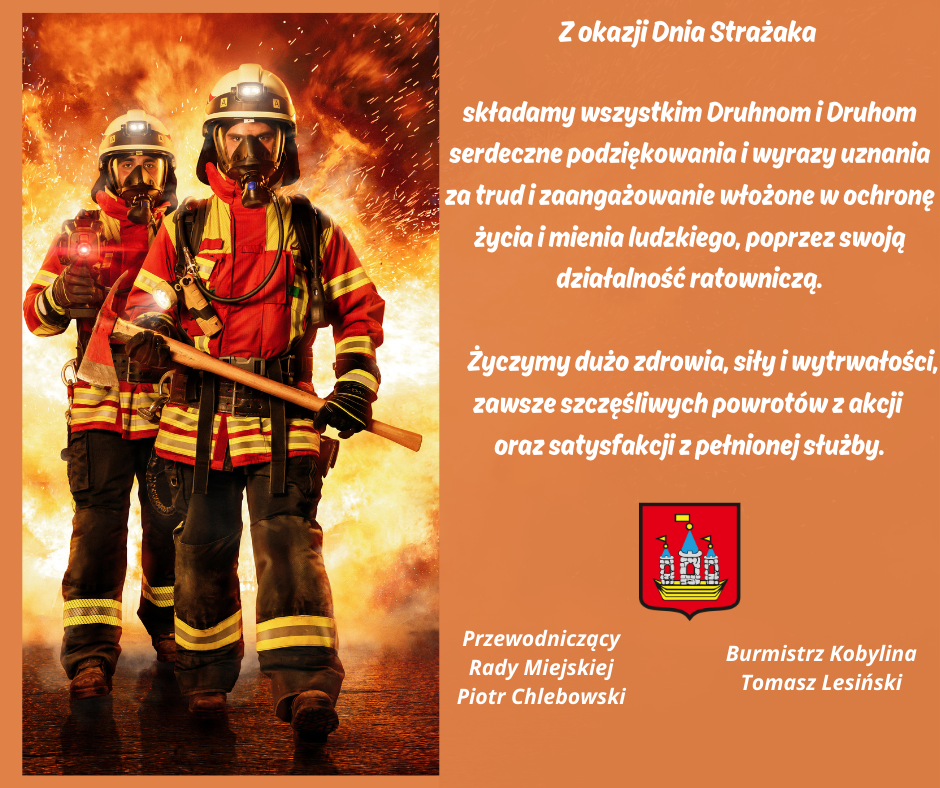 Życzenia z okazji Dnia Strażaka
