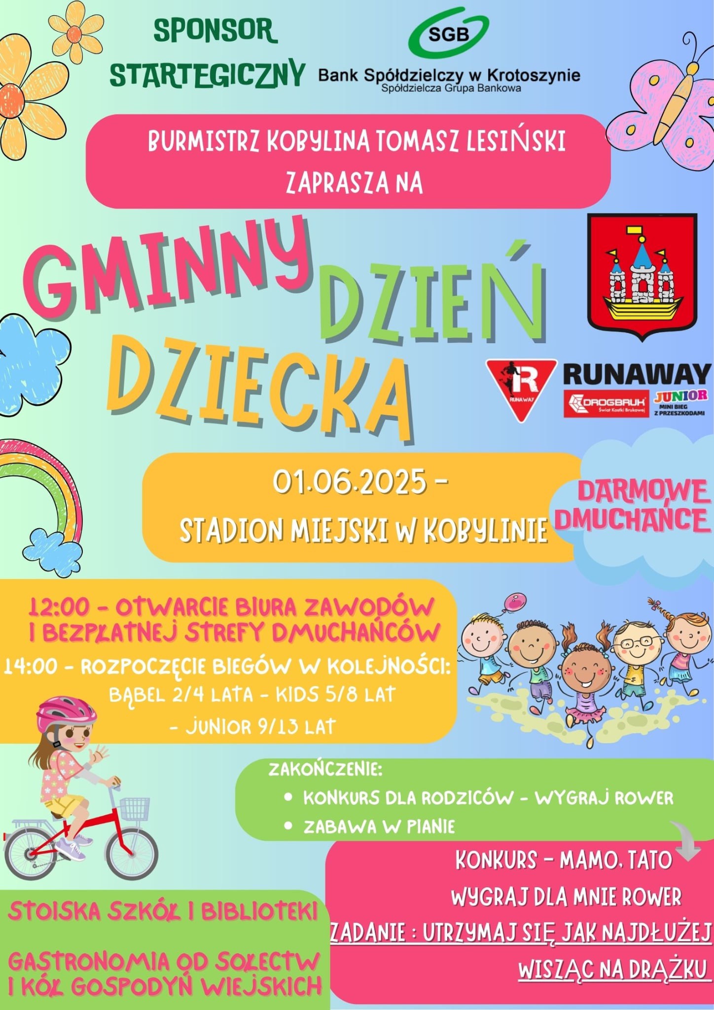 Plakat z informacją jak w treści 