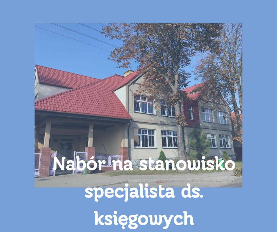 Plakat z informacją jak w treści