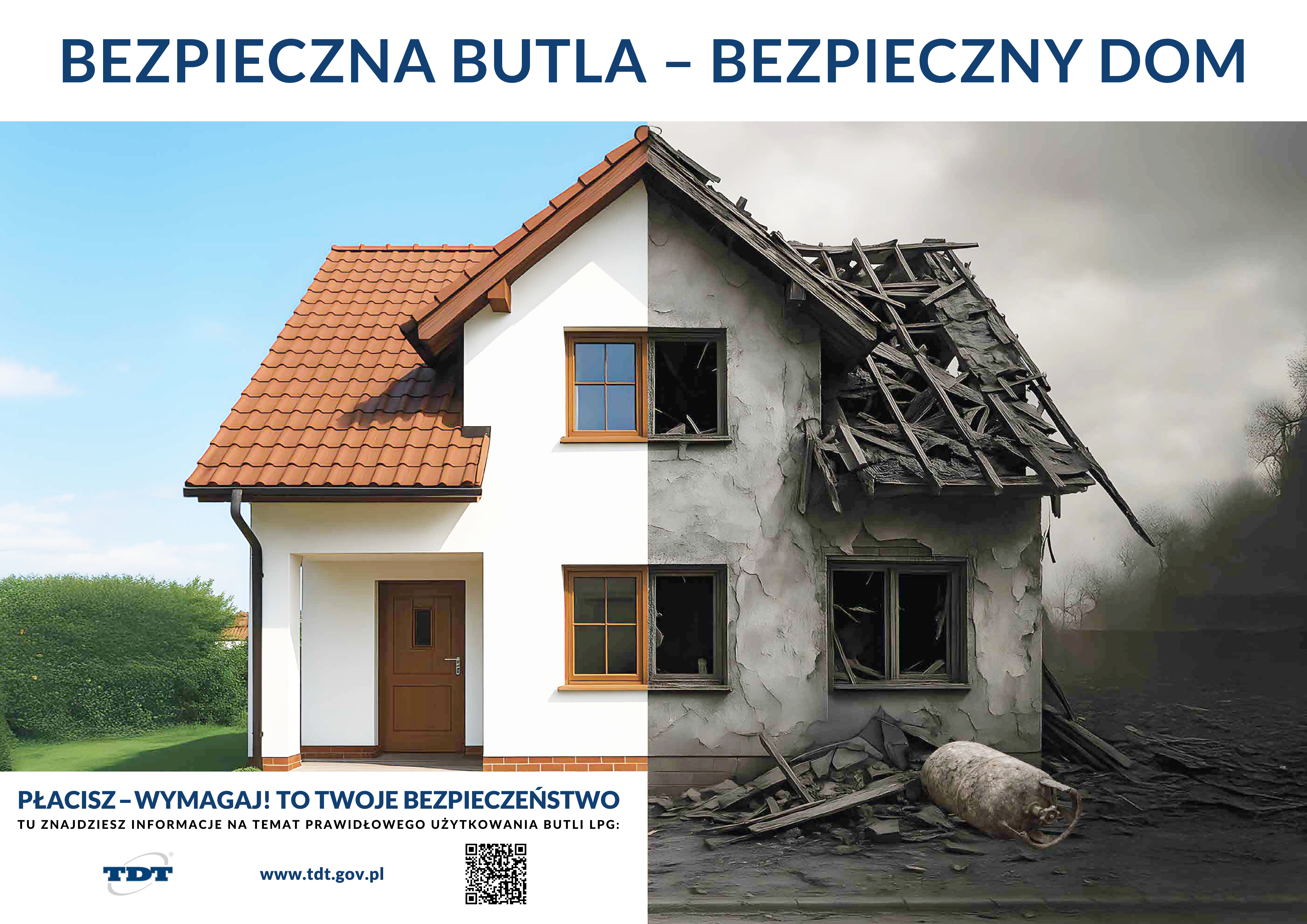 plakat z informacją w treści 
