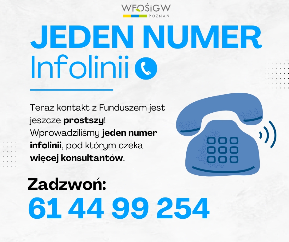 plakat z informacja w treści